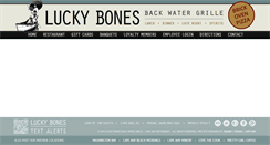 Desktop Screenshot of luckybones.com